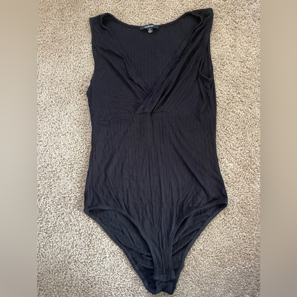 V neck bodysuit